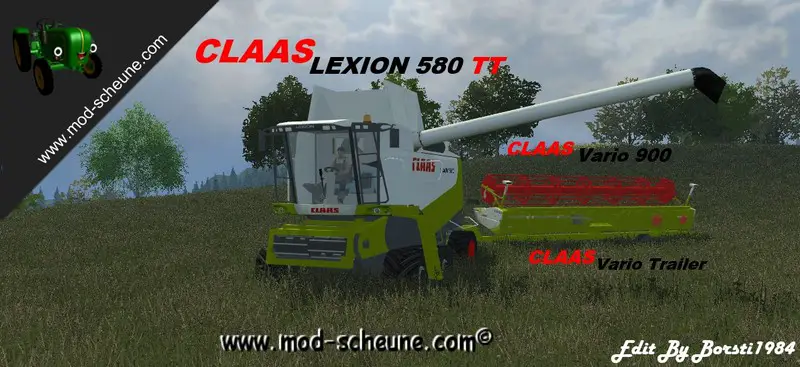 CLAAS Lexion580 TT Pack v 1 