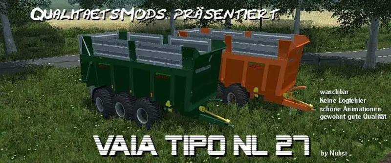 Vaia Tipo NL27 v 1.0 zielona & pomarańczowa by Qualitaetsmods.de 