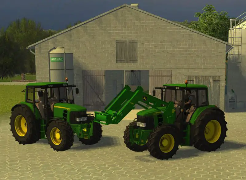  John Deere 6630 z obciaznikiem i turem