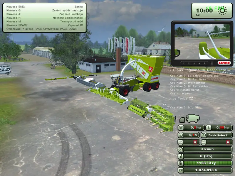 Claas Jaguar 900 Cargo MF Pack