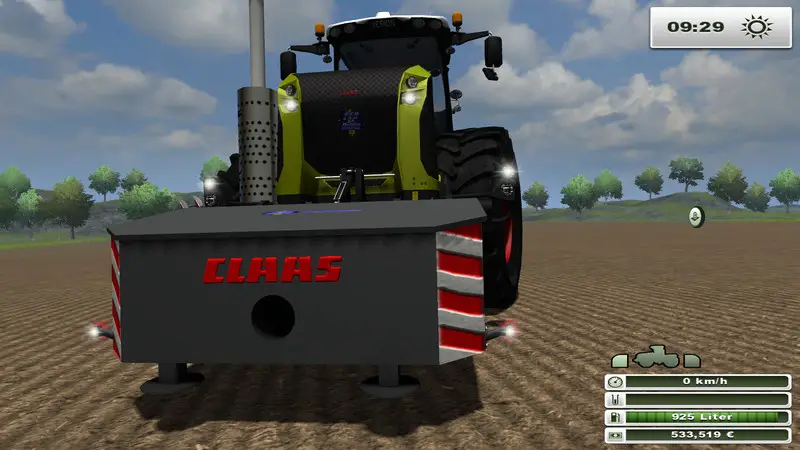 Claas Xerion weight 