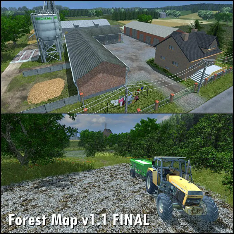 Forest Map v1.1 FINAL (Mod wapna)