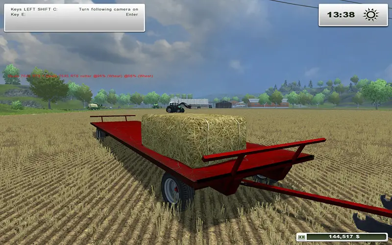 JBM Square Bale Trailer v1