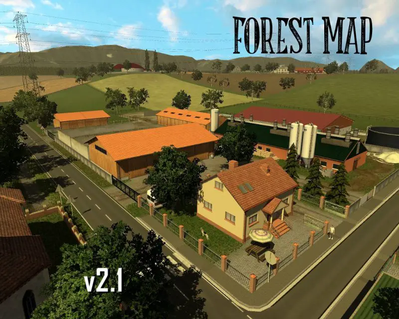 Forest Map v2.1 mod sieczki