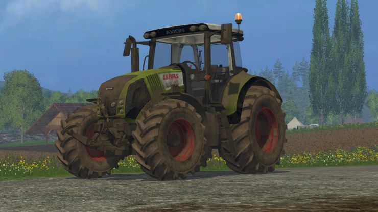 FS15 Claas Axion 820 V4 Dirt Mod for Landwirtschafts Simu
