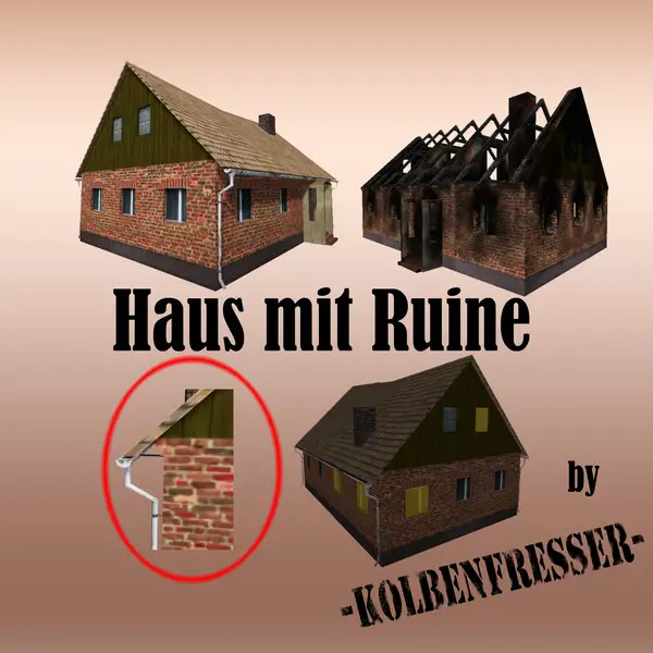 FS15 Altes Haus Mit Ruine V 1.0