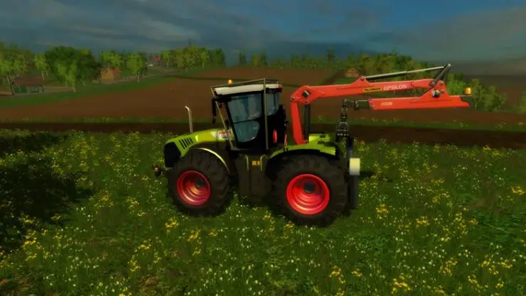 FS15 CLAAS XERION 5000 FOREST EDITION 