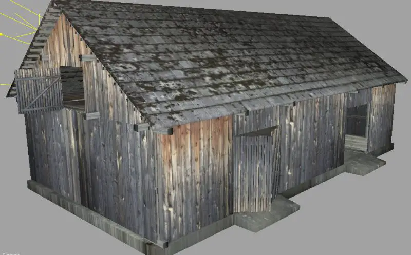 FS15 Drewniane stare stodoły (by pawian) 