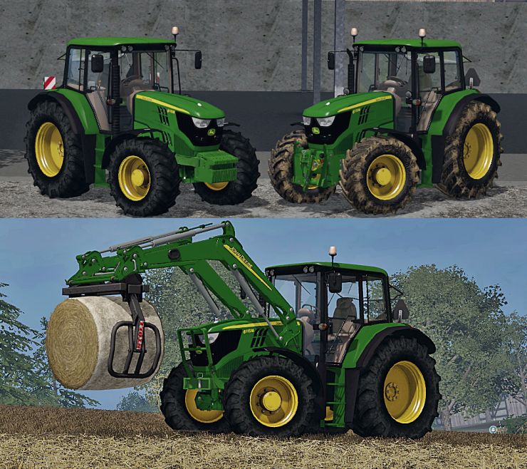 FS15 John Deere 6115M Pack FS15 John Deere 6115M Pack