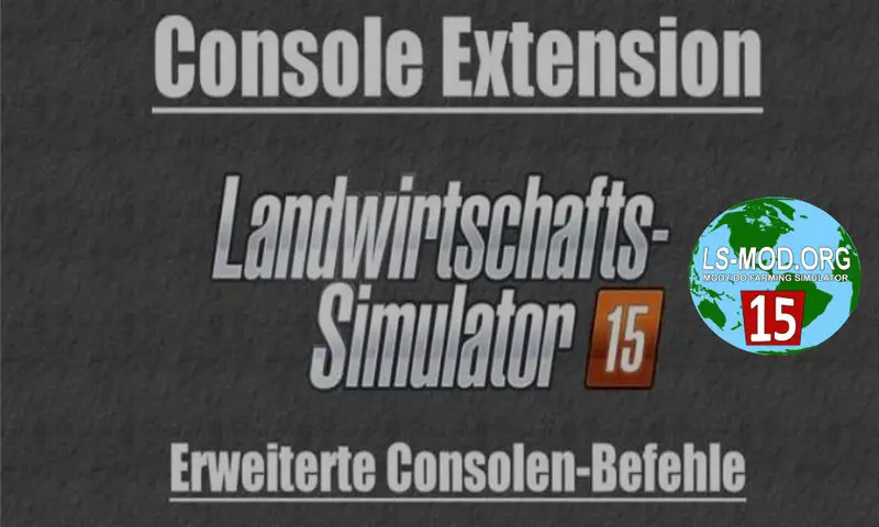 FS15 Console Extension V 3.2