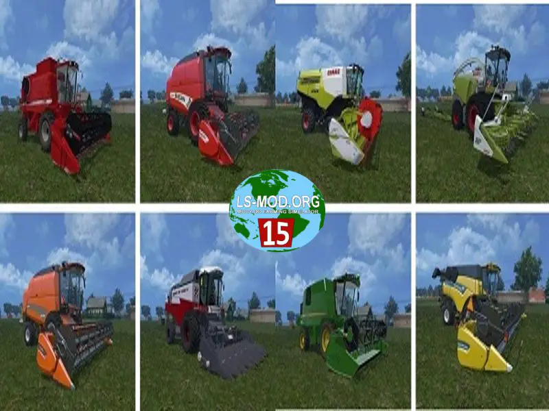 FS15 Harvesters Mods Pack V 1.0