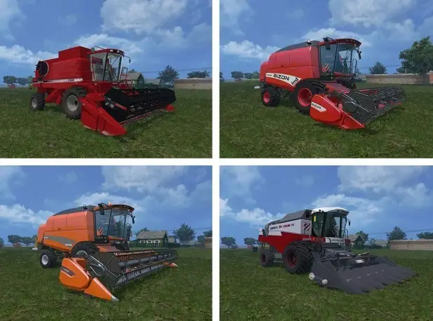 FS15 Harvesters Mods Pack v1 by vydka