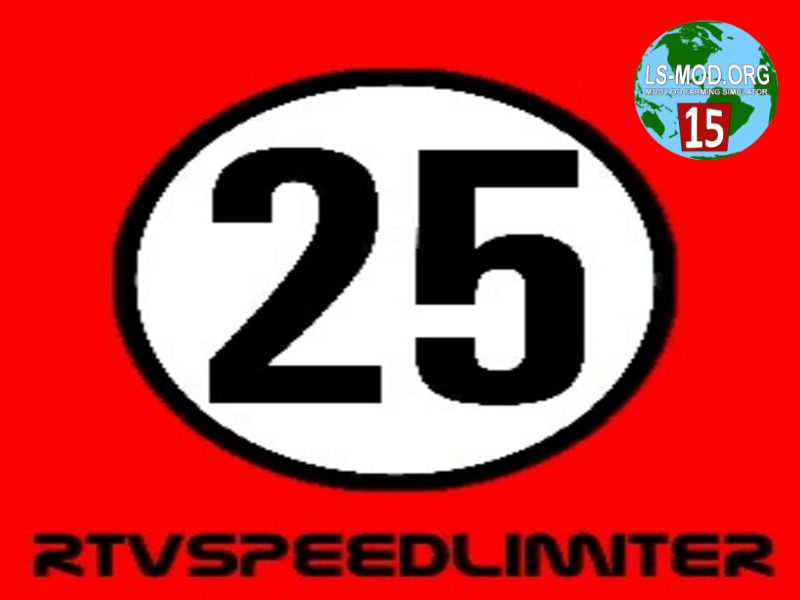 FS15 RTV ogranicznik prędkości v 1.0