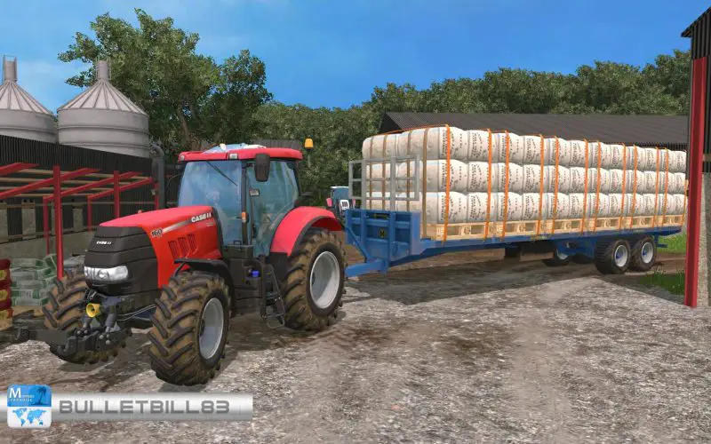 FS15 MARSHALL BALE TRAILER PACK (WITH FLIEGL DPW180 UNIVERSAL AUTOLOAD)