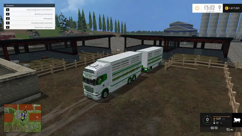 FS15 Scania Viehtransporter v1.2 mit Jungtieren