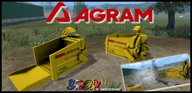 FS15 Straw Blower Agram Jet Paille v 3.0 Limited Edition Yellow