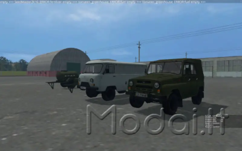 FS15 UAZ Trailers Pack
