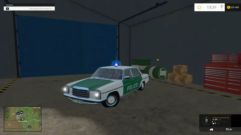 FS15 Mercedes Benz W115 200d Polizei