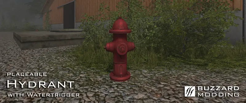 FS17 Hydrant z triggerem wody