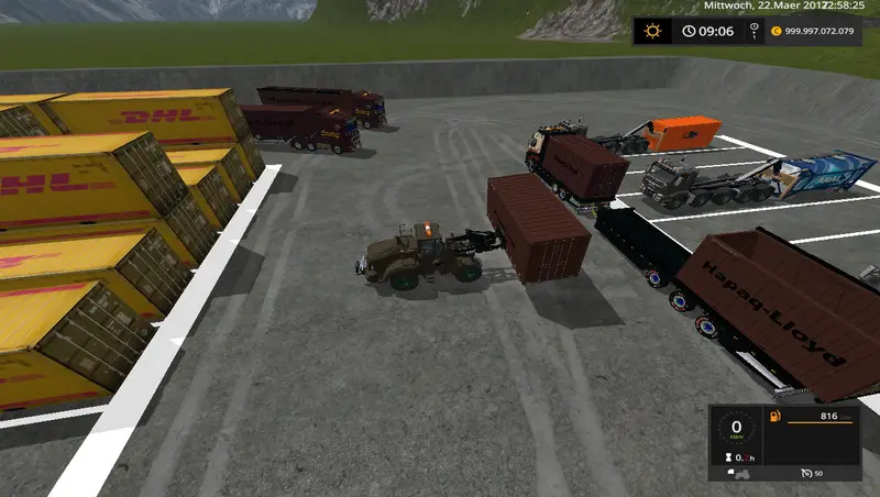 FS17 Container Pack (Scania + naczepa)
