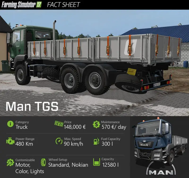 FS17 Man TGS AgroTruck Pack v1.1