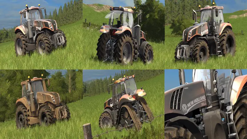 FS17 NEW HOLLAND T8 BRONZE EDITION MR/DH