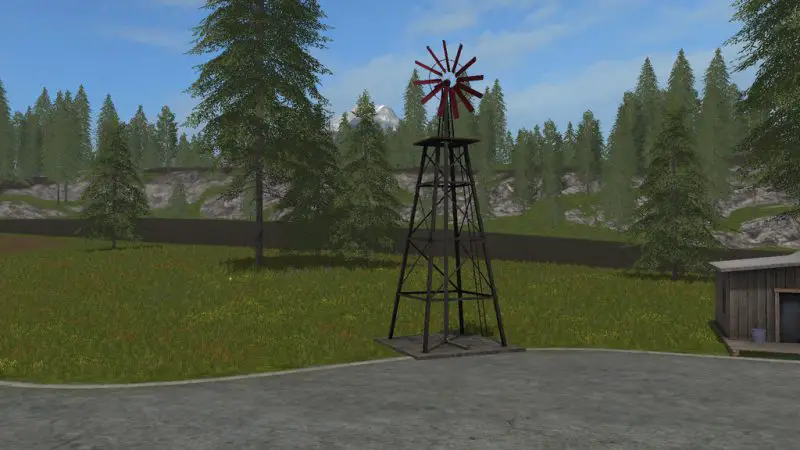 FS17 Windmill Watersupply Placeable