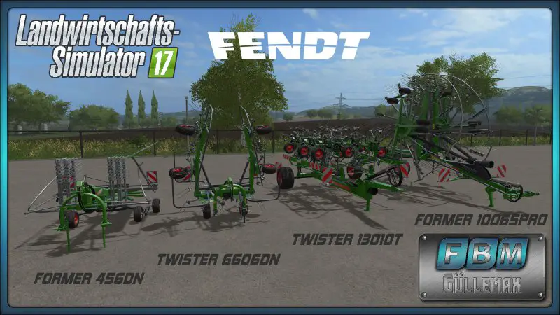 FS17 Fendt Twister 6606DN/13010T Fendt Former 456DN/10065Pro