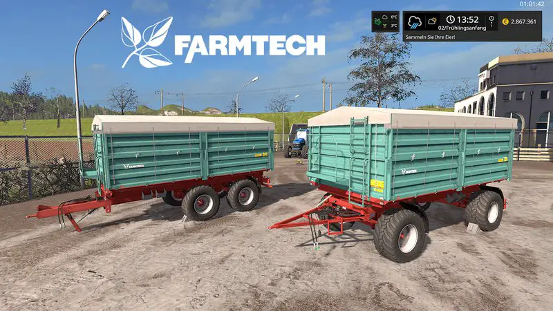 FS17 Pack przyczep Farmtech