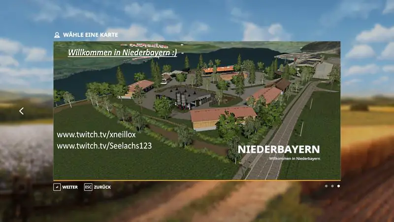 Niederbayern Map