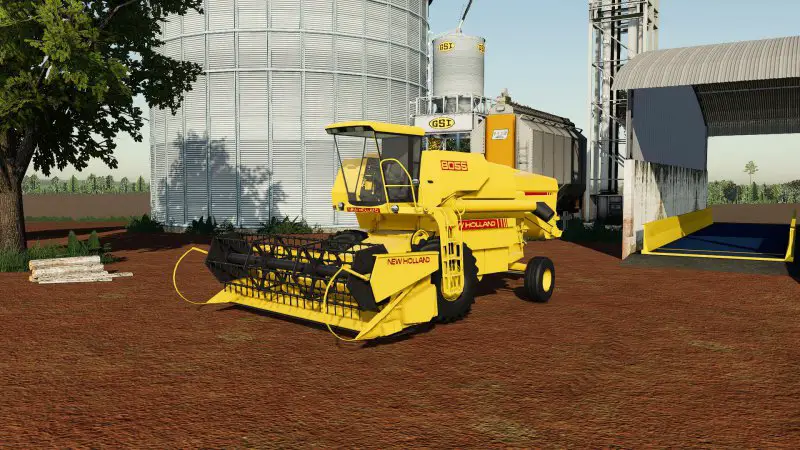 New Holland 8055 + hedery